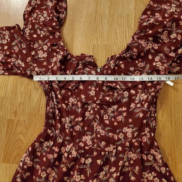 Rebecca Taylor Tilda Floral Silk Ruffle Dress - Picture 11 of 14